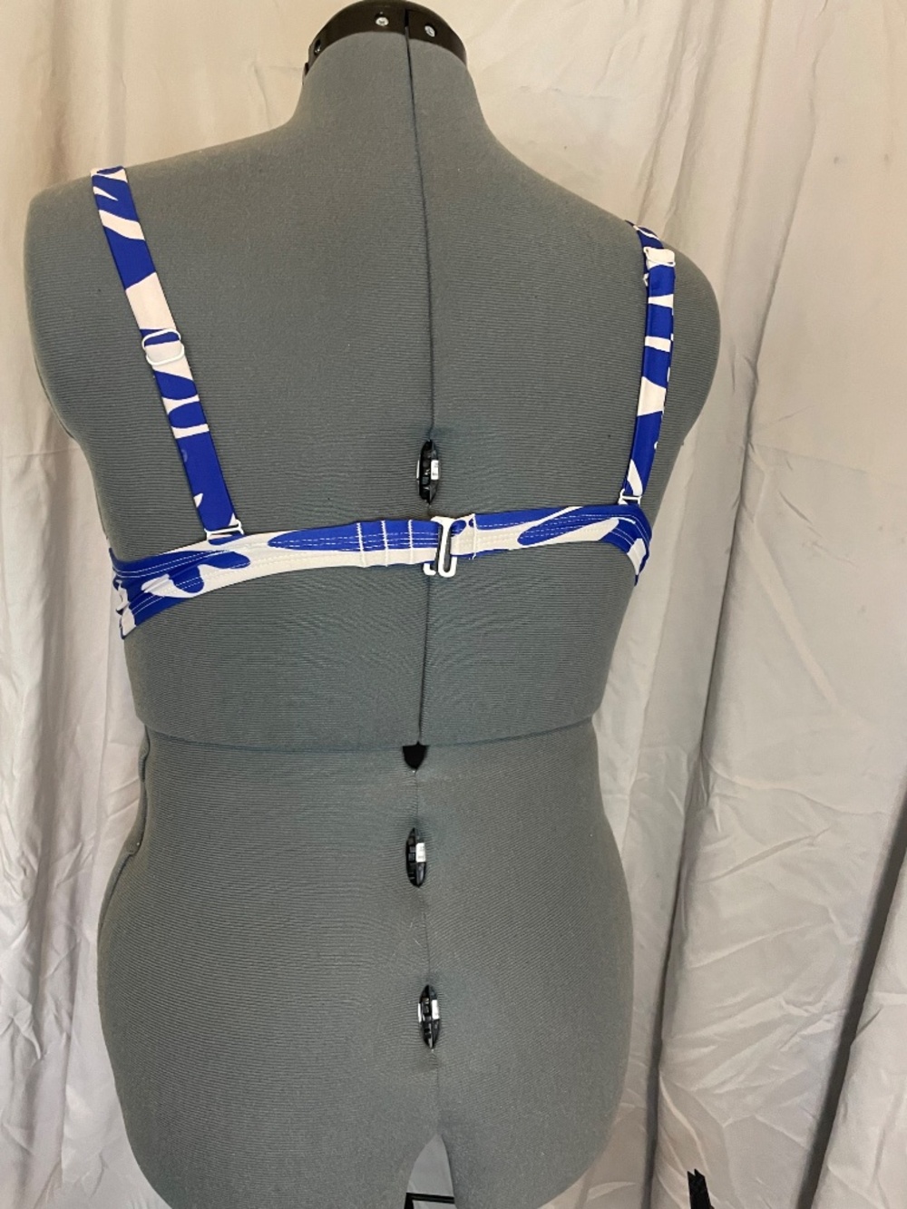 Blue underwire bikini TOP - Picture 3 of 3